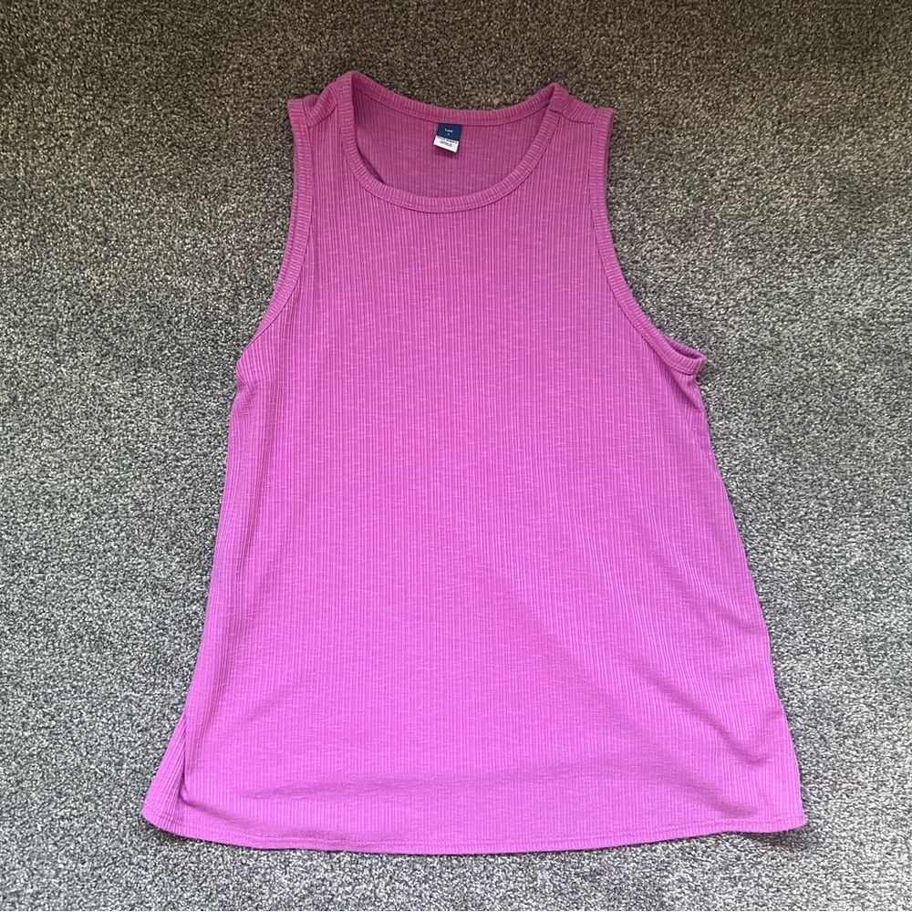 Old Navy Women’s High Neck Luxe Tank in Size Small in Artichoke Blossom